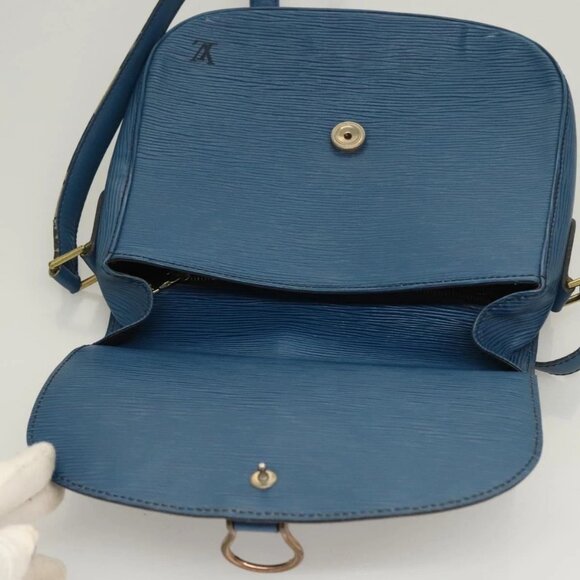 LOUIS VUITTON Epi Saint Cloud GM Shoulder Bag Toledo Blue - Picture 7 of 16